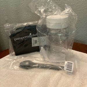 Pampered Chef - Make & Take Mason Jar/Carrier Bundle - NIB #1432/1463/1438 B2